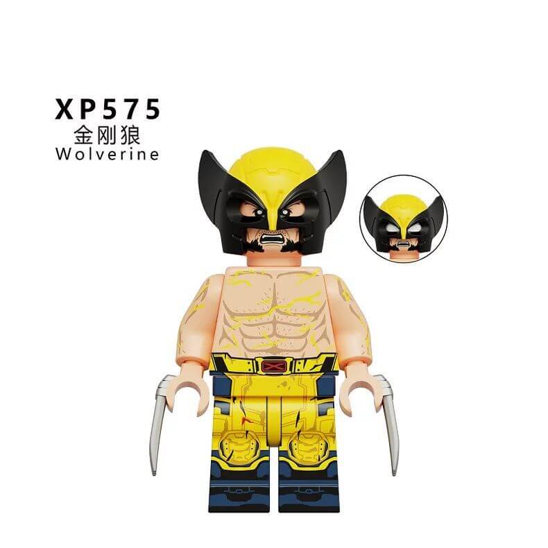 KT1077 Wolverine Deadpool Wolverine minifigs