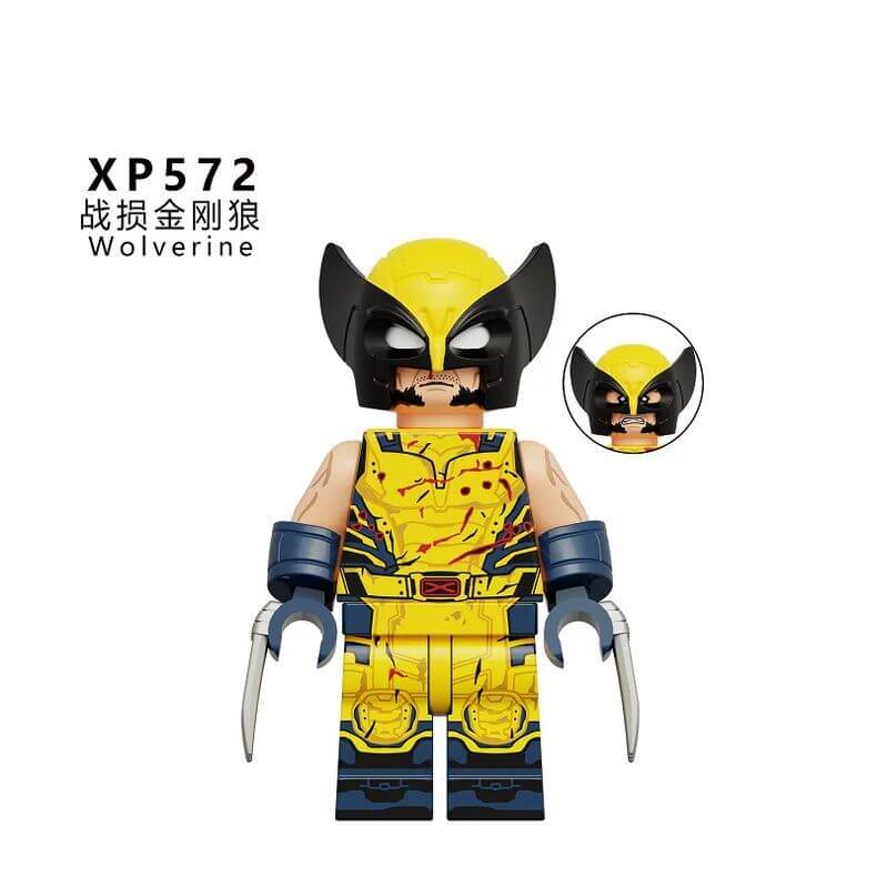 KT1077 Wolverine Deadpool Wolverine minifigs
