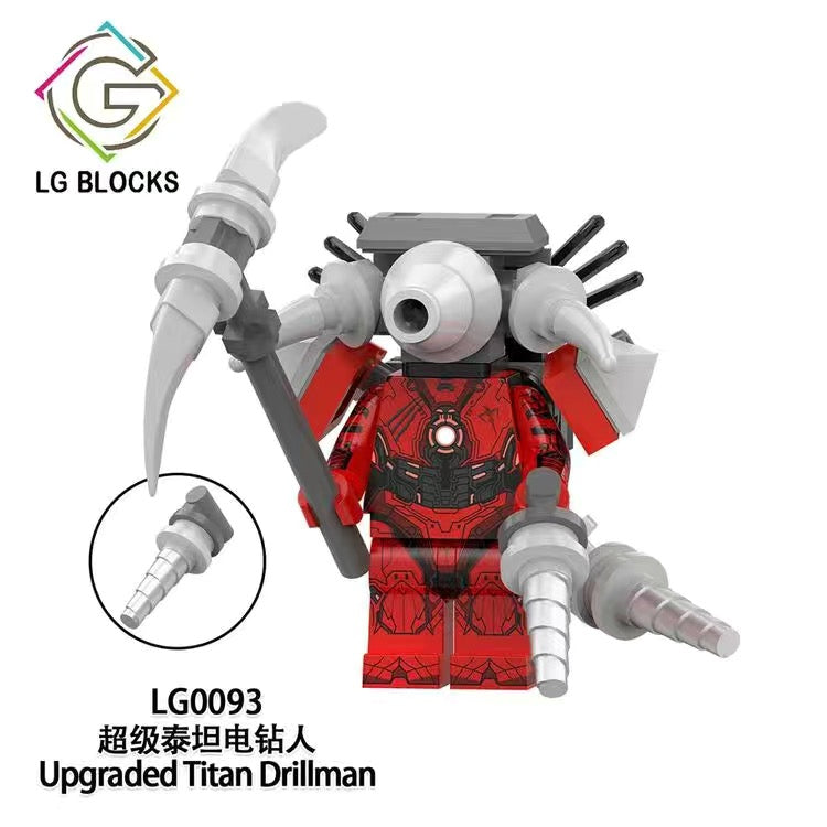 LG1014 Skibidi Toilet Titan Drillman