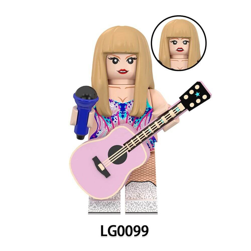 LG1015 female singer Taylor Swift minifigs