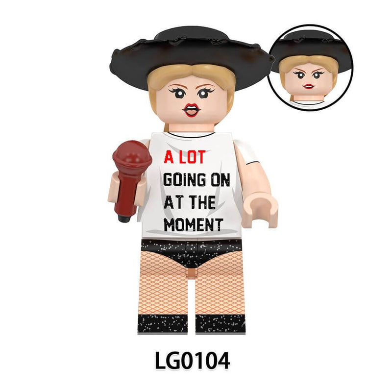 LG1015 female singer Taylor Swift minifigs