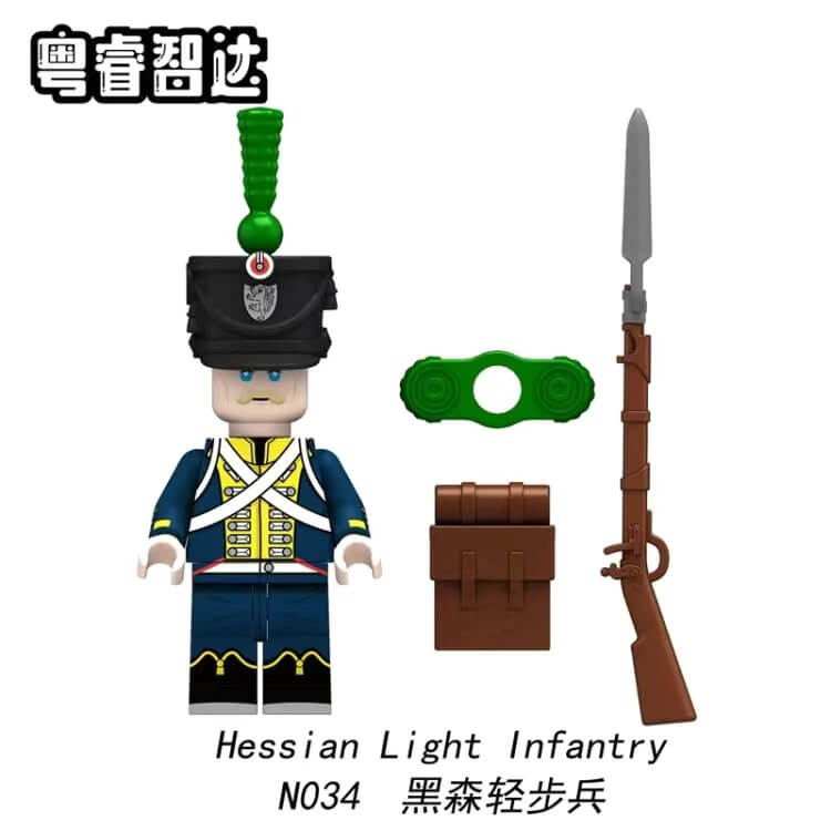 N033-036 Napoleonic Wars KGL Line Infantry French Engineers Minifigs