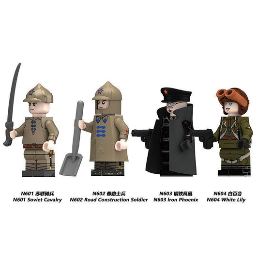 N601-604 1st Soviet Cavalry Regiment minifigs