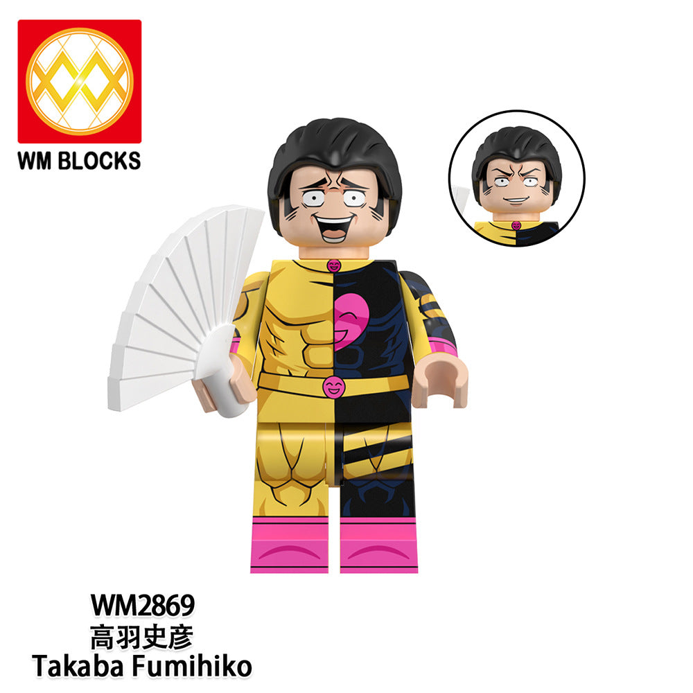 WM6202 Jujutsu Kaisen Gojo Satoru Takaba Fumihiko Minifigs