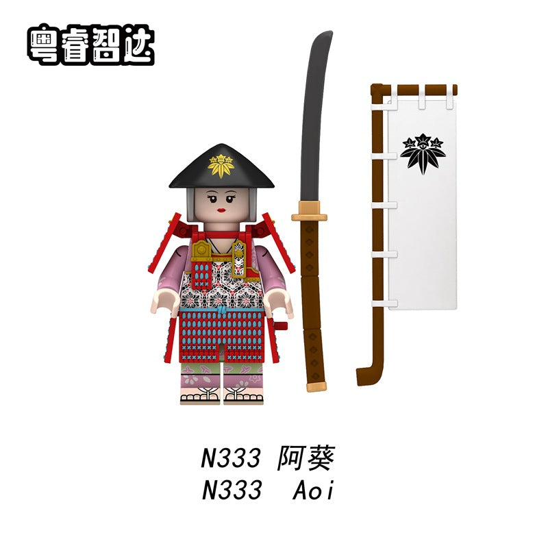 N326-333 Japanese samurai series minifigs