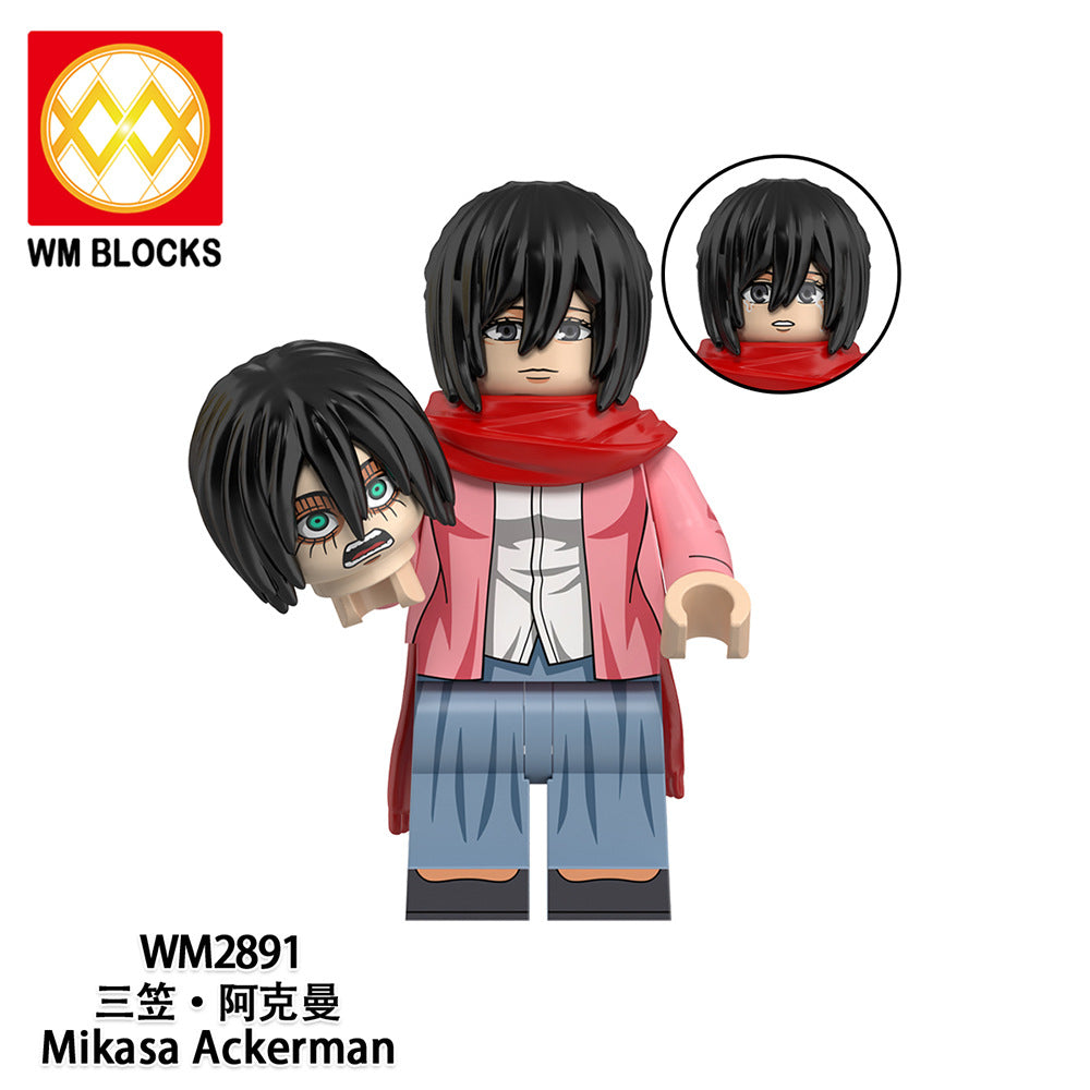 WM6204 Attack on Titan Mikasa Ackerman Minifigs