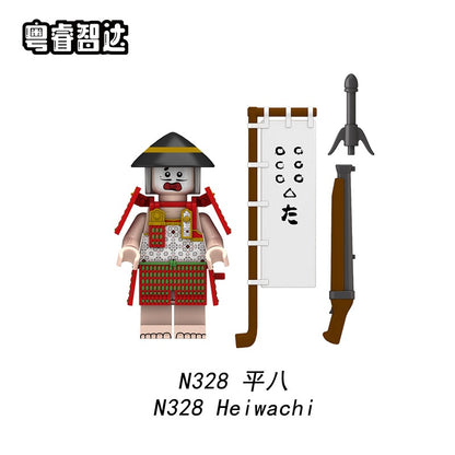 N326-333 Japanese samurai series minifigs