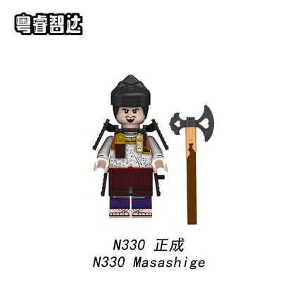 N326-333 Japanese samurai series minifigs