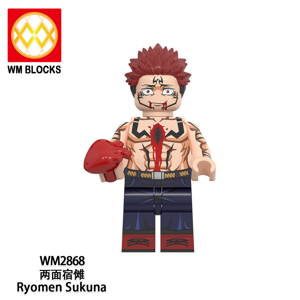 WM6202 Jujutsu Kaisen Gojo Satoru Takaba Fumihiko Minifigs