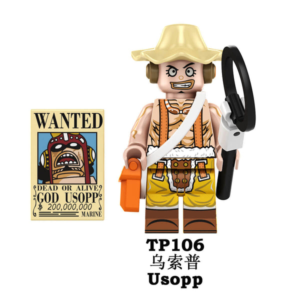 TP1013  One Piece Luffy Chopper Robin minifigs