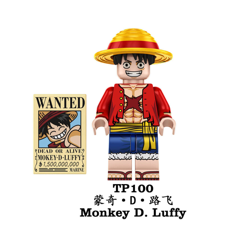 TP1013  One Piece Luffy Chopper Robin minifigs