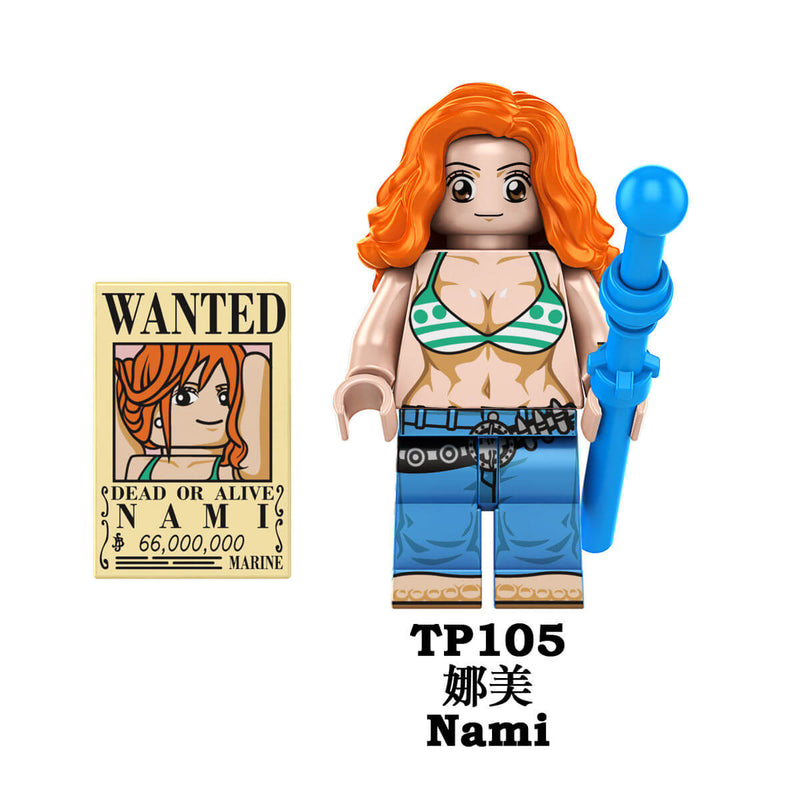 TP1013  One Piece Luffy Chopper Robin minifigs