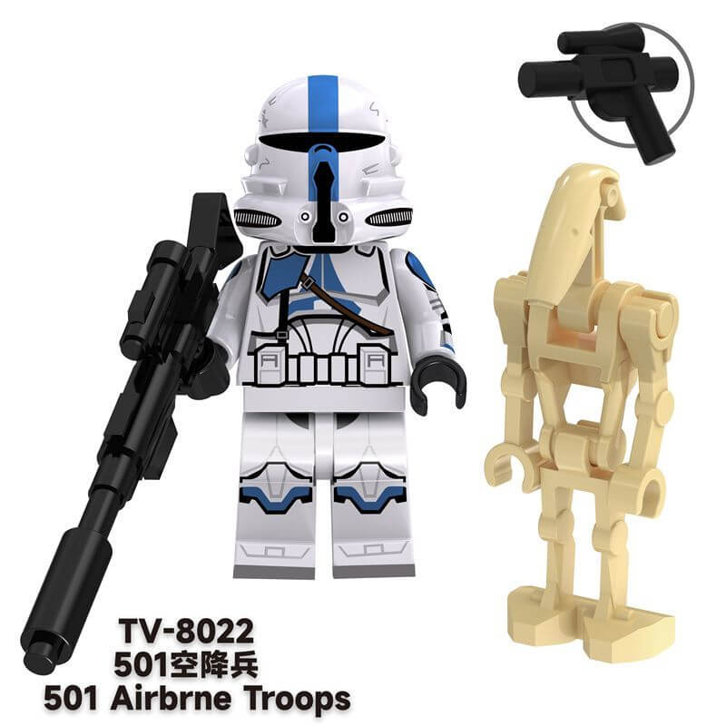 TV6103 Star Wars clone trooper minifigs