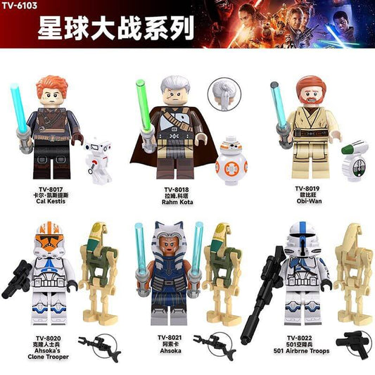 TV6103 Star Wars clone trooper minifigs