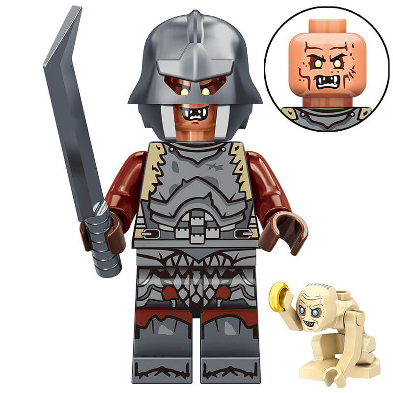 TV6410 Lord of the Rings Gloin orcs minifigs