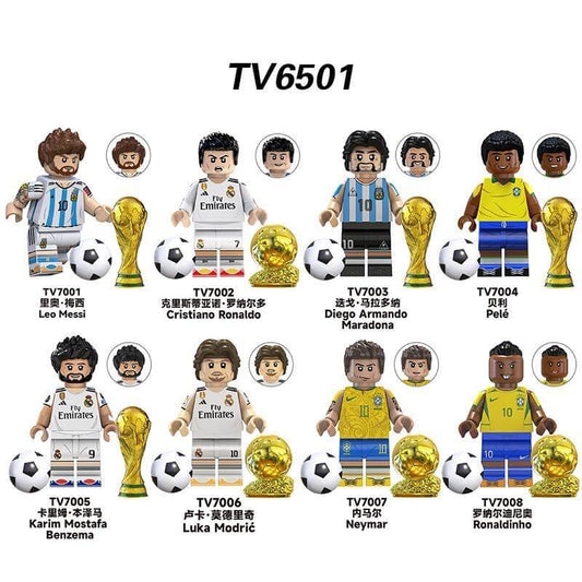 TV6501 Football Players Minifigs Messi luka Modric