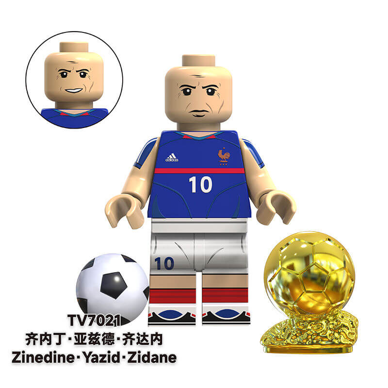 TV6503 Football players Messi Neymar Minifigs