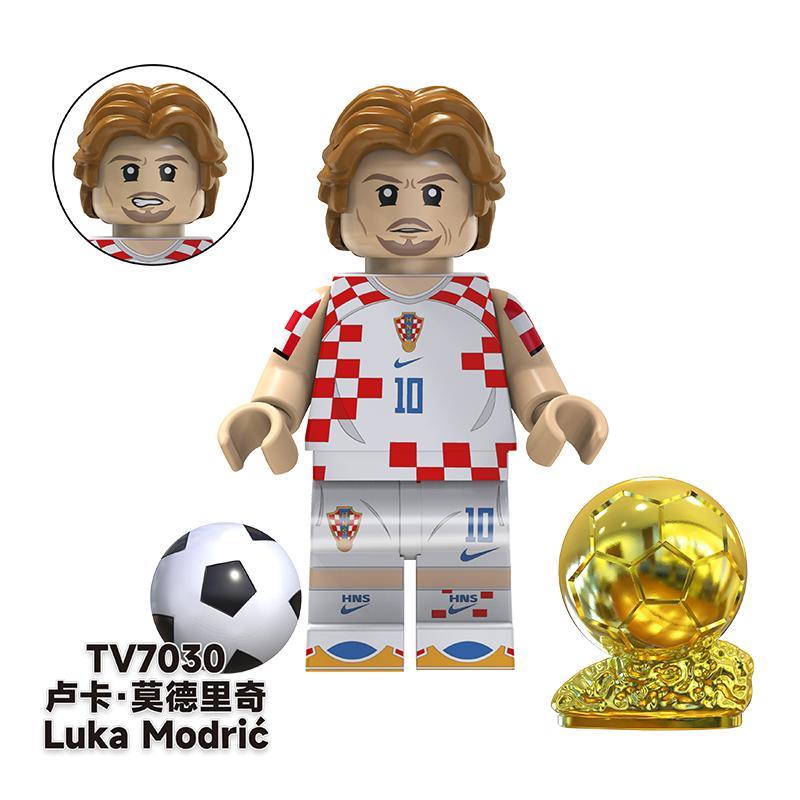 TV6504 Football Players Minifigs Ronaldo Kaka Neymar