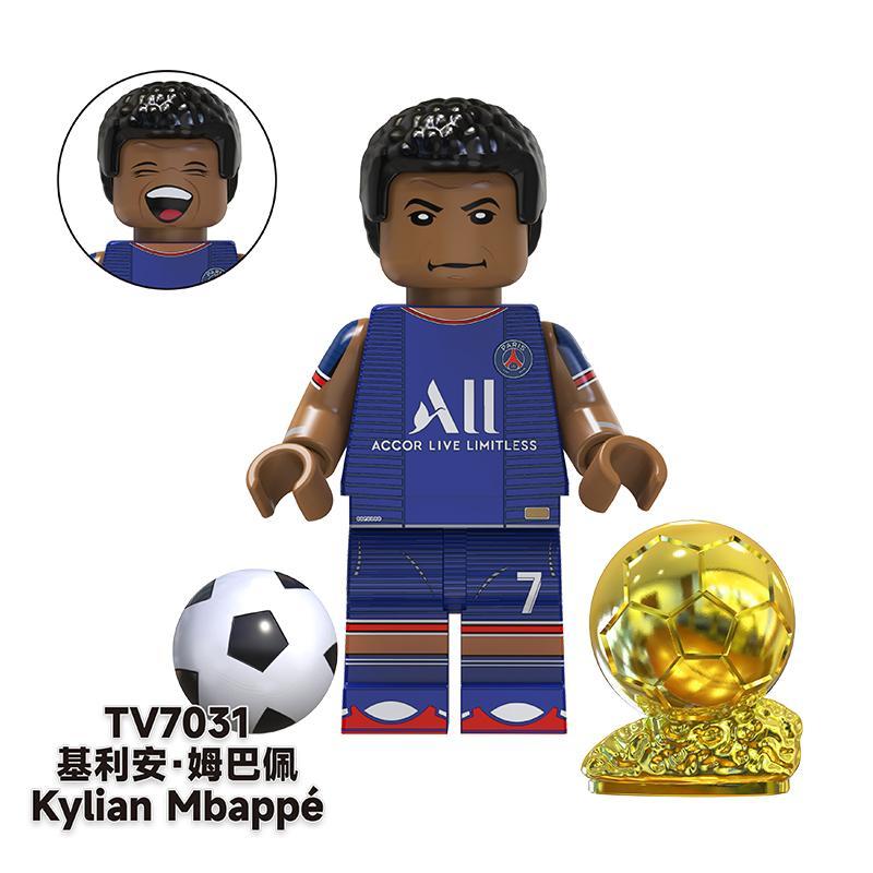 TV6504 Football Players Minifigs Ronaldo Kaka Neymar