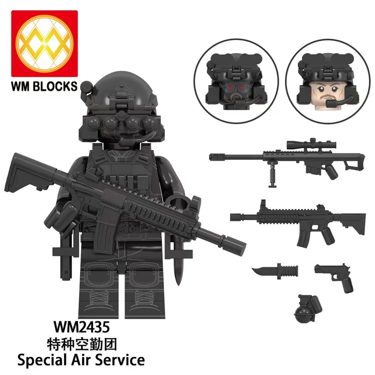 WM6147 Military Special Forces Minifigs – INGBRICKS