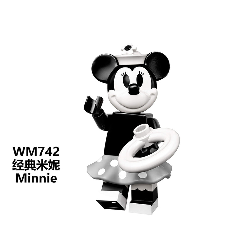 WM6066 Mickey Minnie McDuck Minifigs