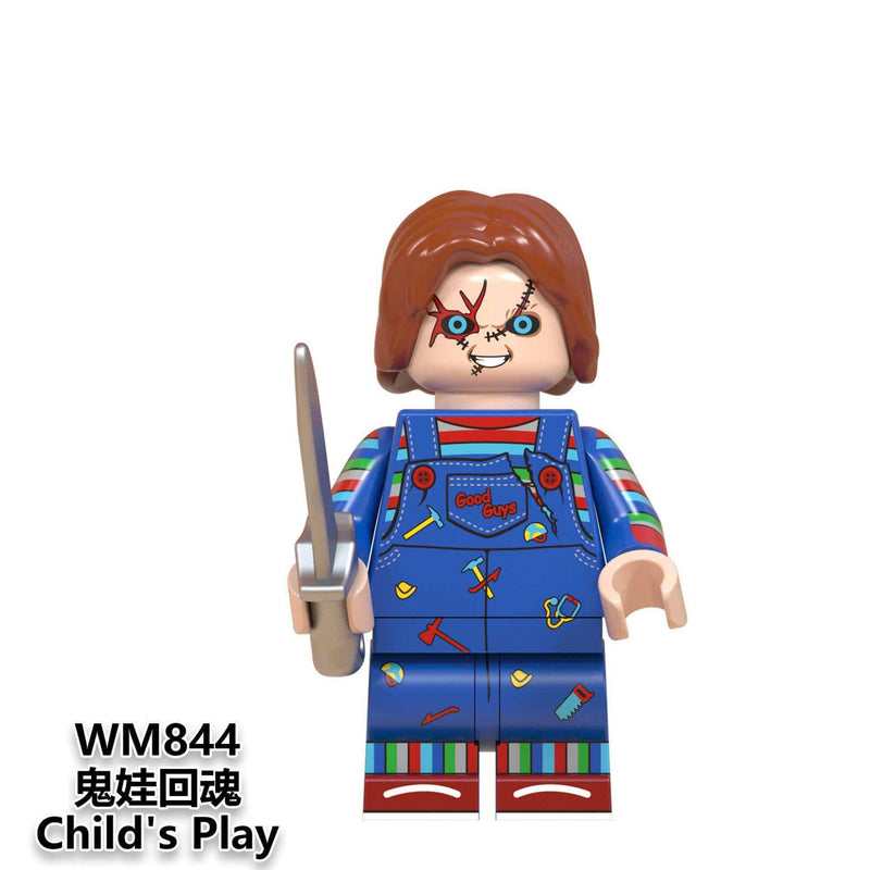 WM6075 Halloween Series Scream Killer minifigs