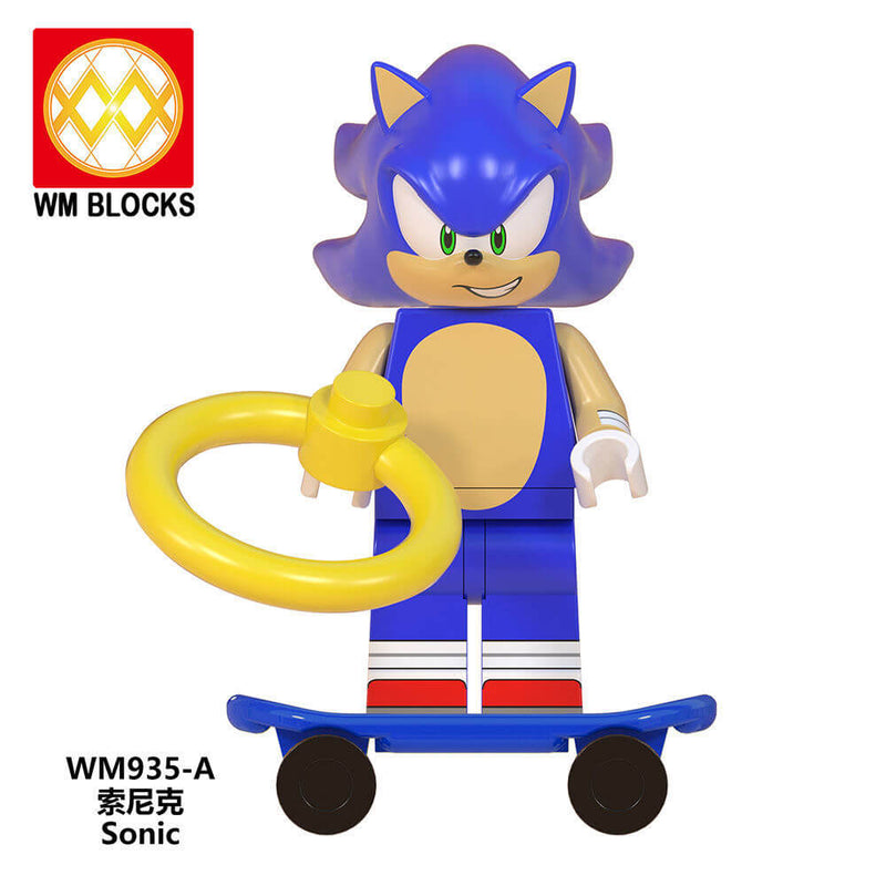 WM6086 Sonic Series Metal Sonic Amy Rose Minifigs