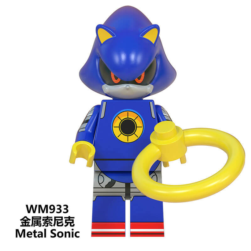 WM6086 Sonic Series Metal Sonic Amy Rose Minifigs