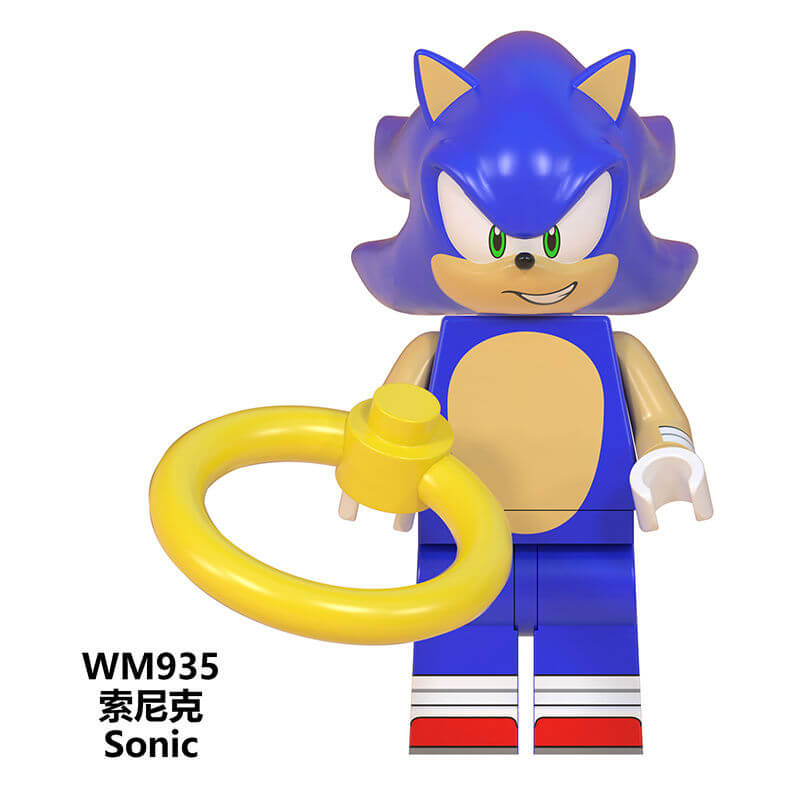 WM6086 Sonic Series Metal Sonic Amy Rose Minifigs