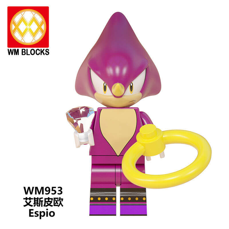 WM6088 Sonic Series Jet Chaos Espio Infinitto Minifigs