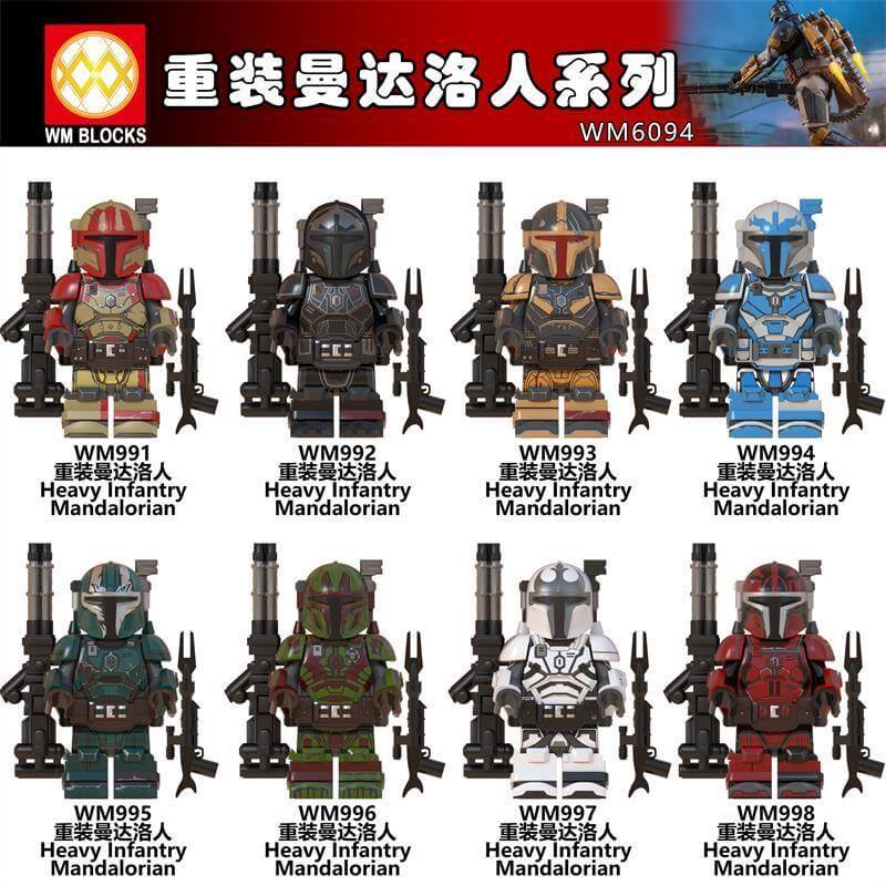 WM6094 Star Wars The Mandalorian Reloaded Minifigs