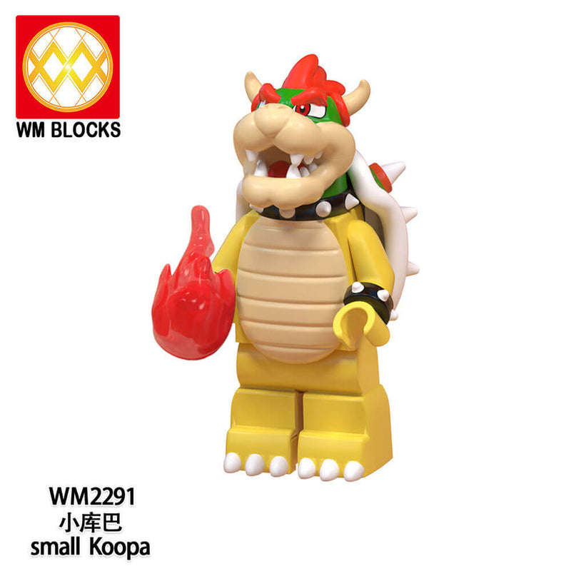 WM6103 Mario Kinopio Big Koopa Minifigs
