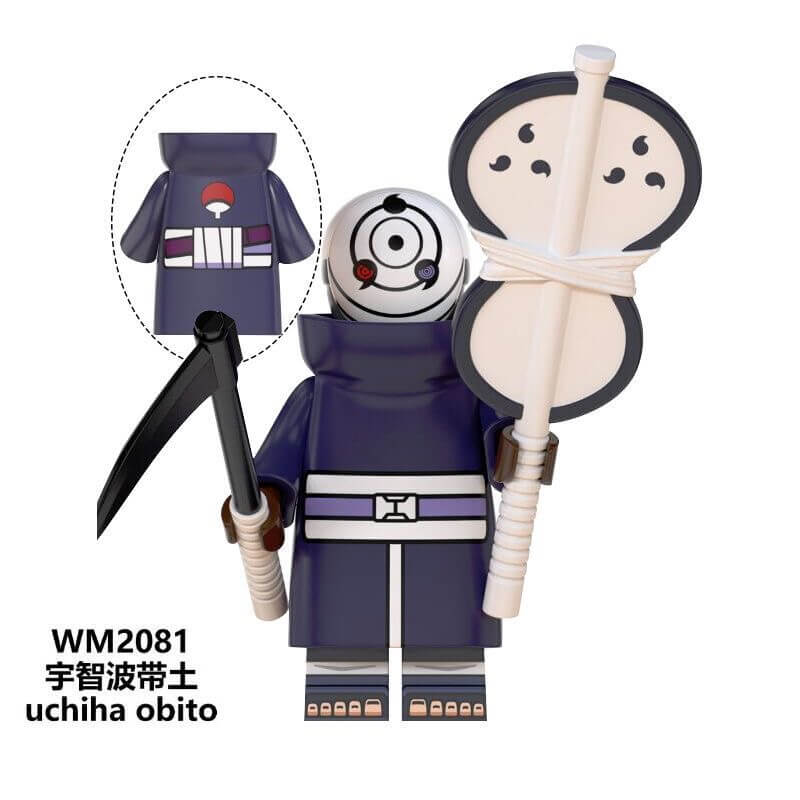 WM6105 Naruto Sasuke Uchiha  Hatake Kakashi Minifigs