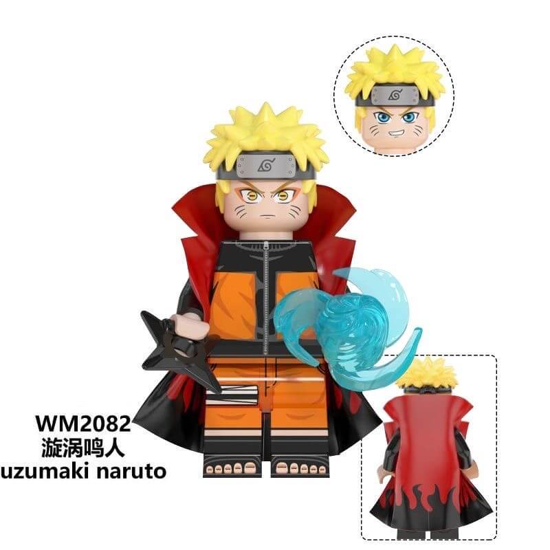 WM6105 Naruto Sasuke Uchiha  Hatake Kakashi Minifigs