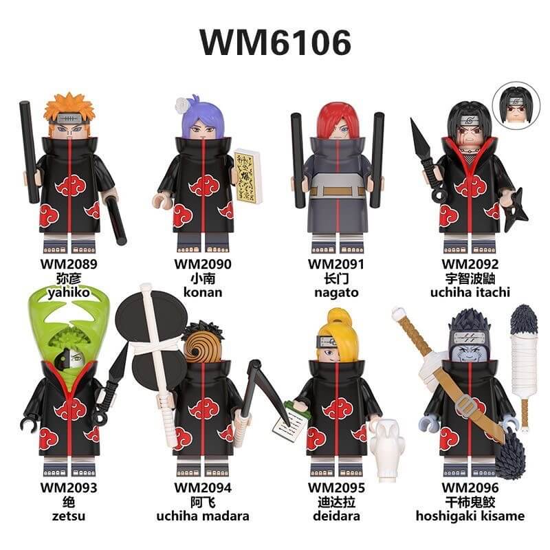 WM6106 Naruto Dried persimmon Kisame Minifigs