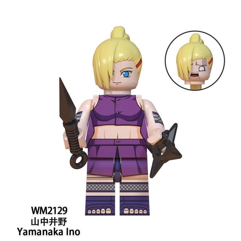 WM6110 Naruto Yamanaka Ino Aburame Shino Minifigs