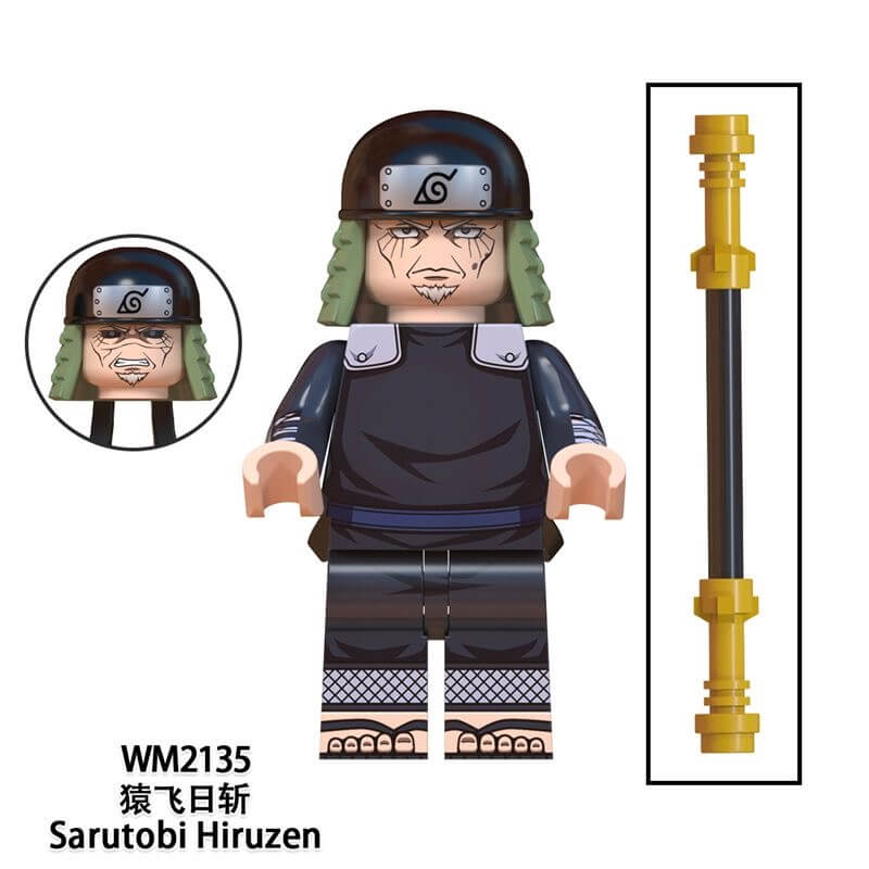 WM6111 Naruto Sarutobi Hiruzen Raikage Minifigs