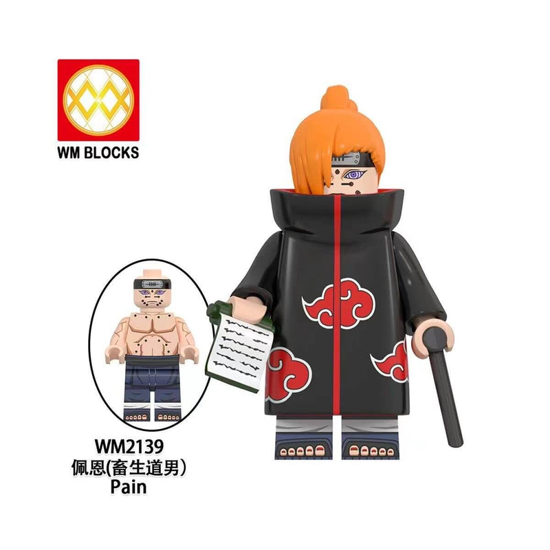 WM6112 Naruto Mifune Danzo Shimura Minifigs