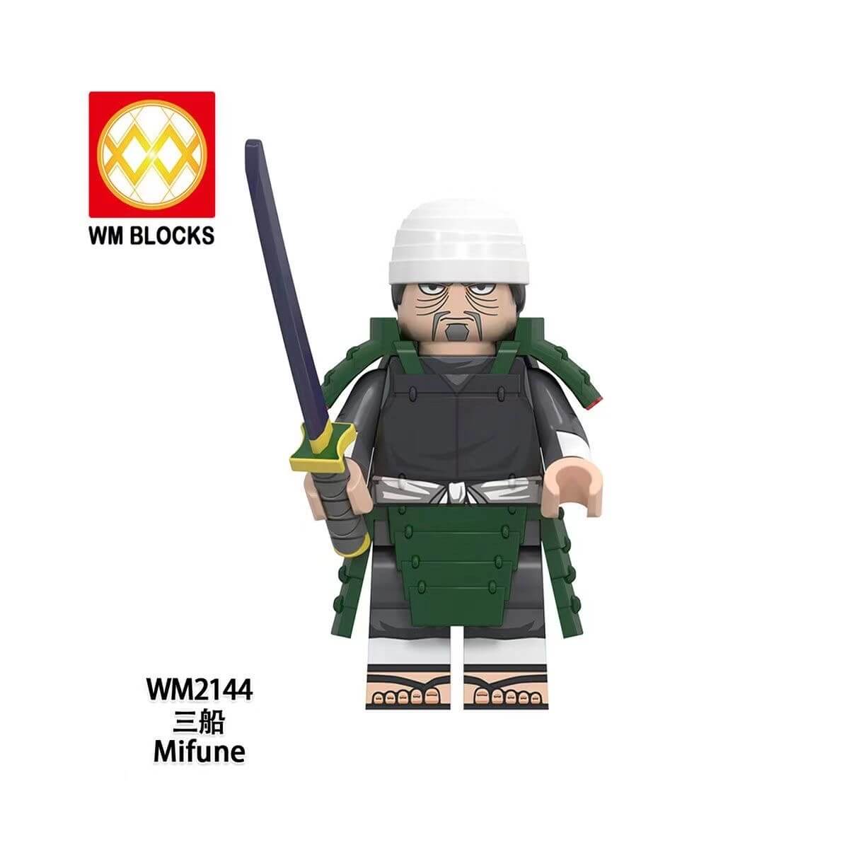WM6112 Naruto Mifune Danzo Shimura Minifigs