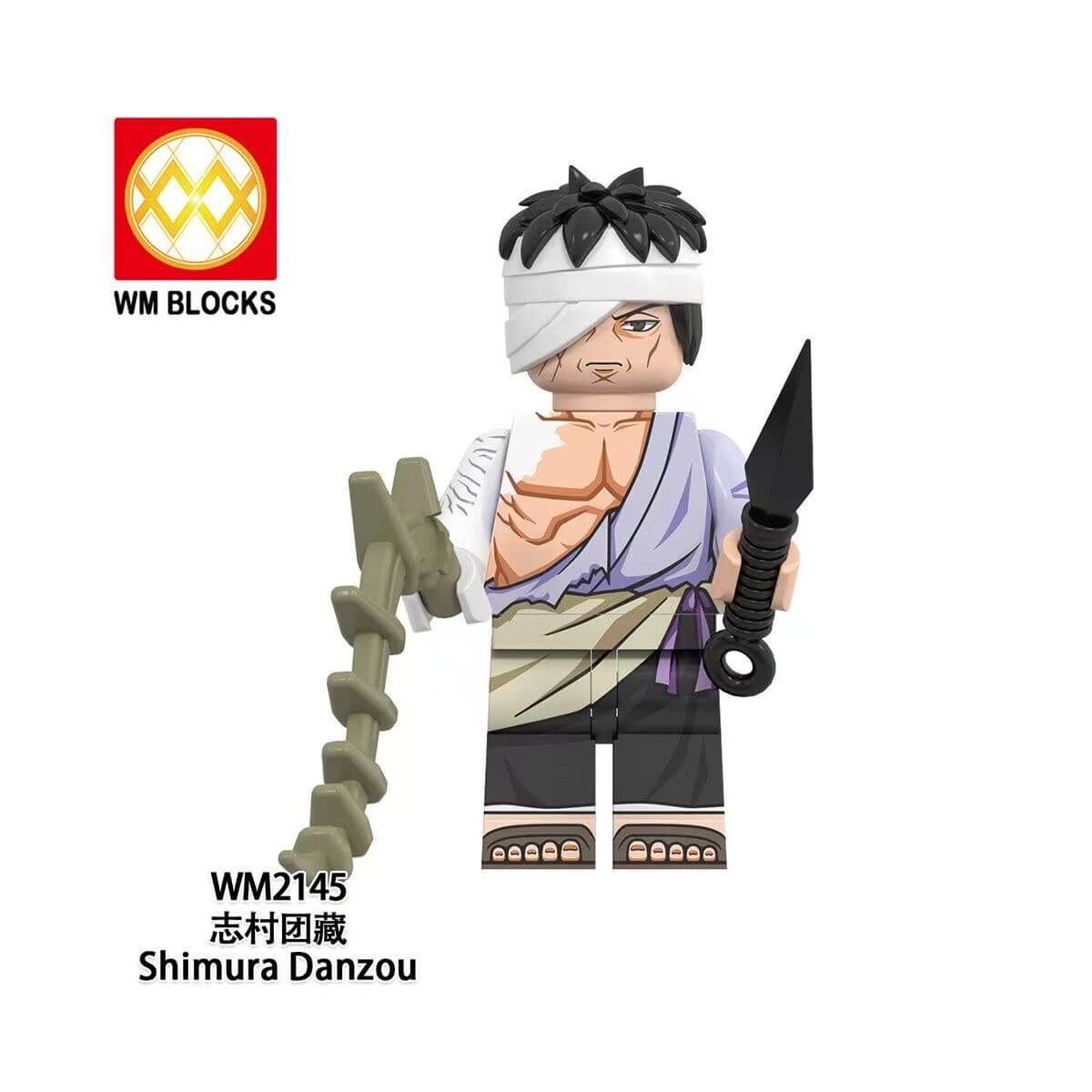 WM6112 Naruto Mifune Danzo Shimura Minifigs
