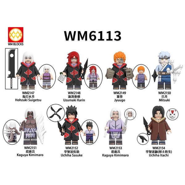 NARUTO ラバスト WM6113 Naruto Jugo Kimimaro Minifigs