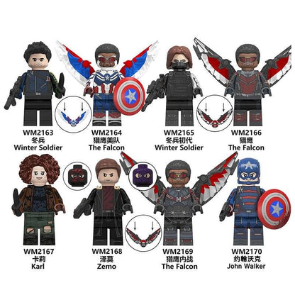 WM6117 Super Hero Winter Soldier The Falcon Minifigs
