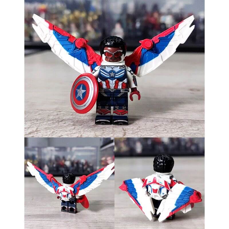 WM6117 Super Hero Winter Soldier The Falcon Minifigs