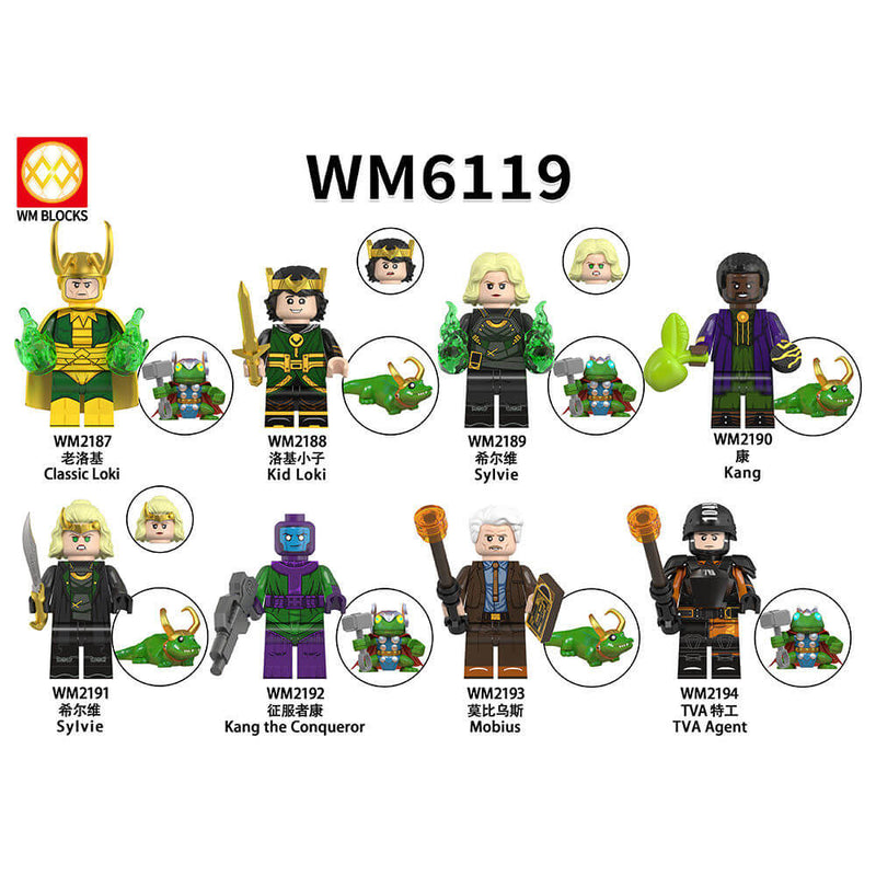 WM6119  Super hero Kang the Conqueror minifigs