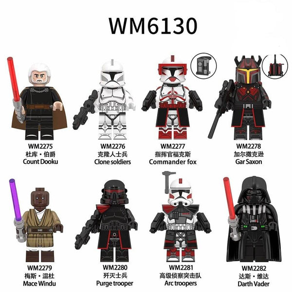 WM6130 Star Wars Darth Vader Gar Saxon minifigs