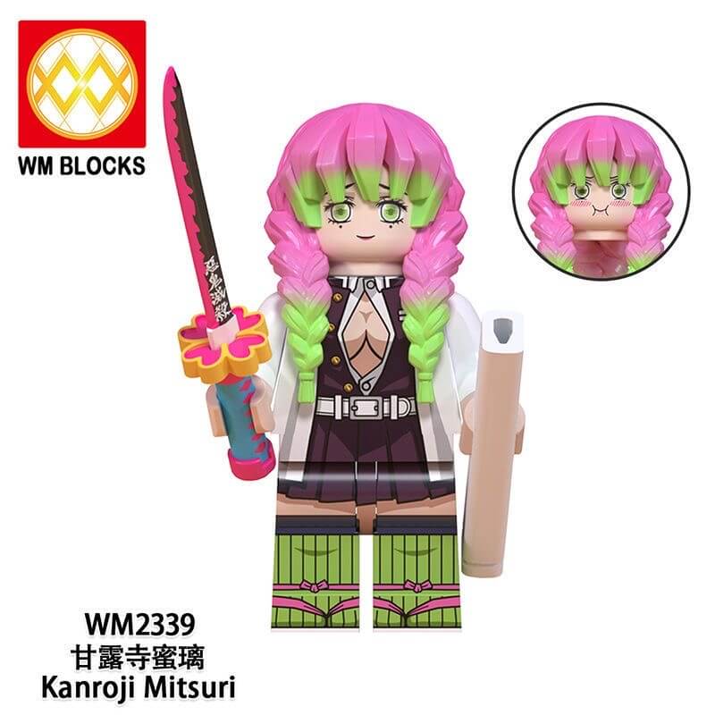 WM6137 Demon Slayer Shinazugawa Genya Kanroji Mitsuri Minifigs