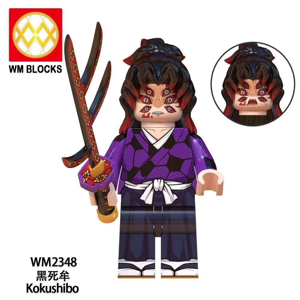 WM6138 Demon Slayer kamado Tanjirou Kokushibo Douma Minifigs
