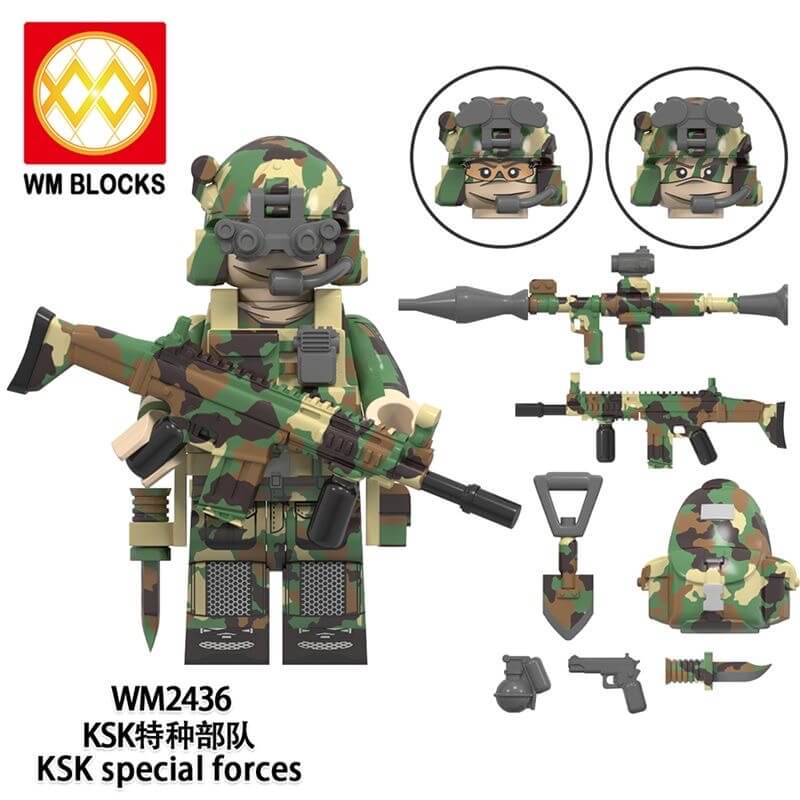 WM6147 Military Special Forces Minifigs