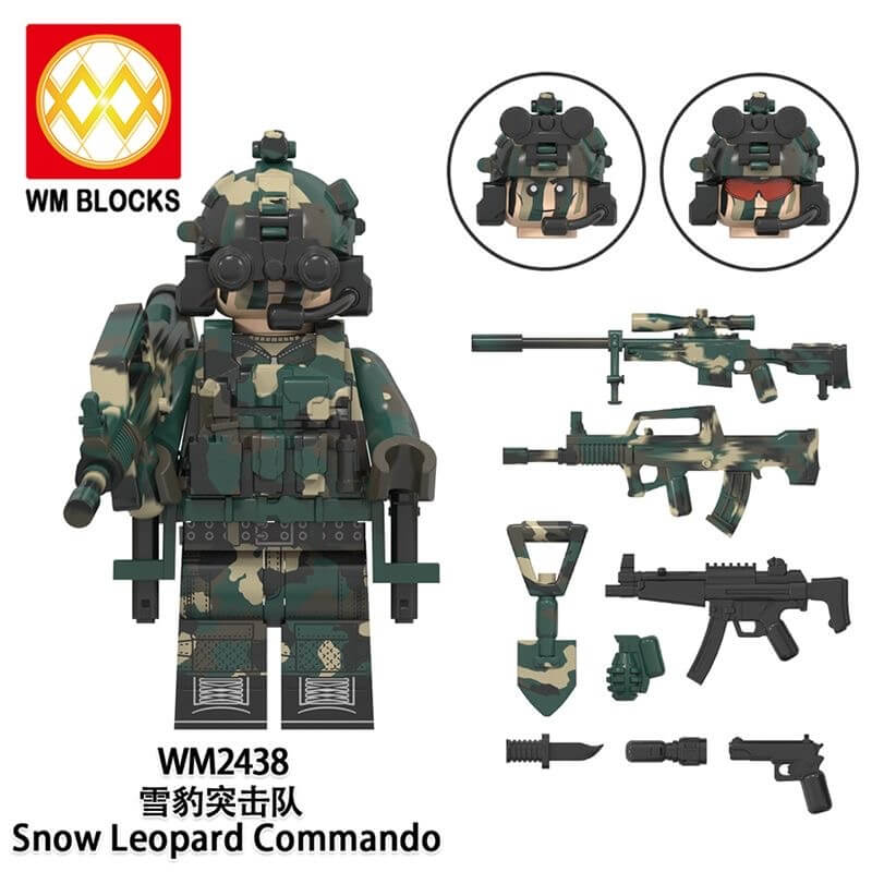WM6147 Military Special Forces Minifigs