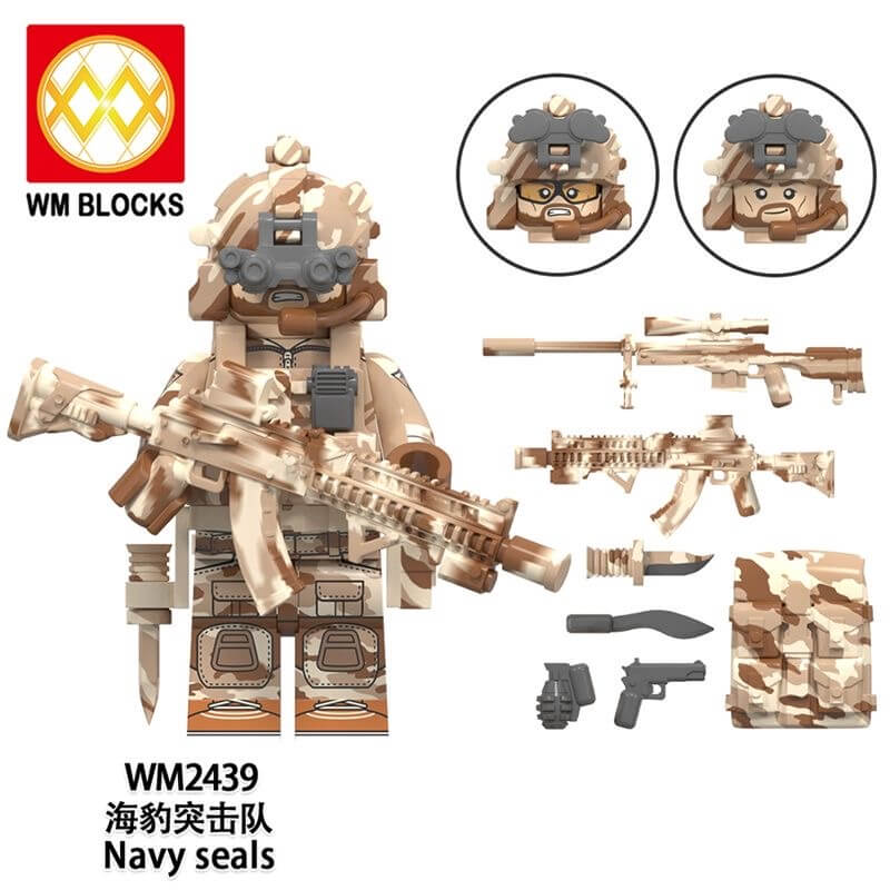 WM6147 Military Special Forces Minifigs